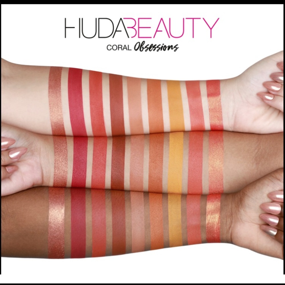 HUDA BEAUTY CORAL OBSESSIONS PALETTE
